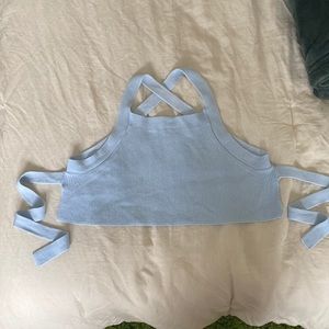 Wilfred Blue Criss-cross top